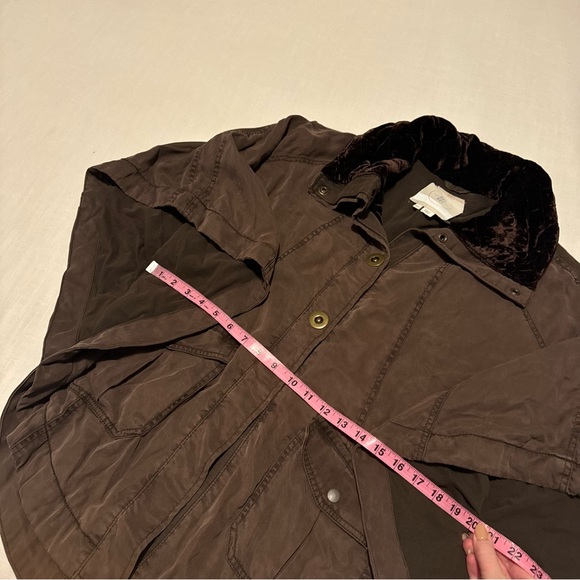 Anthropologie HEI HEI Velvet Trim Todra Cape Jacket SZ XS/S - Picture 9 of 14